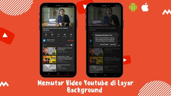 Cara Memutar Video Youtube di Layar Background Pada Android dan iOS