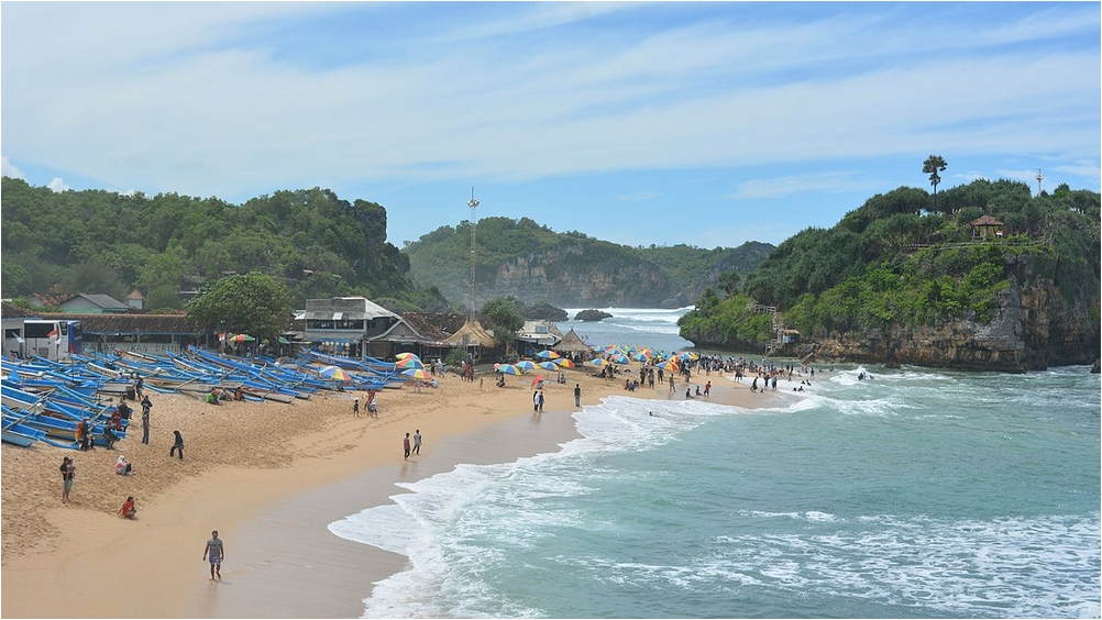 tiket masuk Pantai Drini Jogja