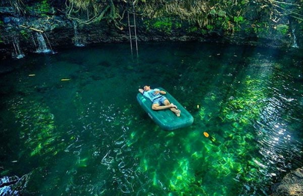 pemandaian air blue lagoon jogja